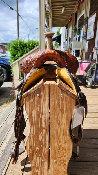 14" Martha Josey Cirlce Y  Barrel saddle