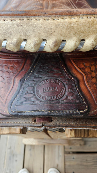 15.5" Billy Cook Roping Saddle