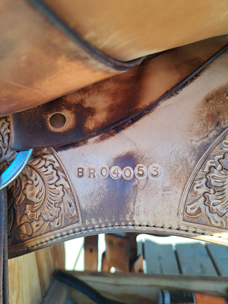 16" (Finished to 15") Blue Ribbon Western Equitation Show Saddle