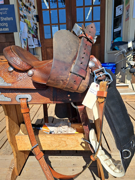 15" Crates Western Equitation Show Saddle