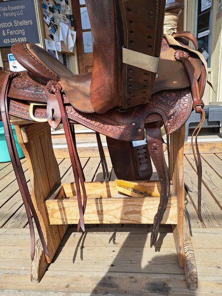 16" JC Martin Wade Ranch Roping Saddle