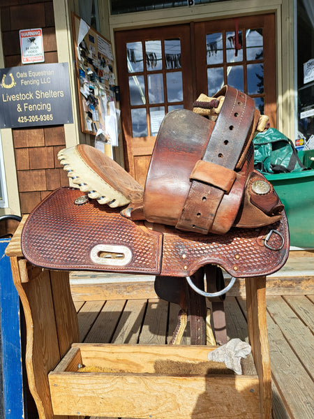 14" Billy Cook Barrel Racing Saddle
