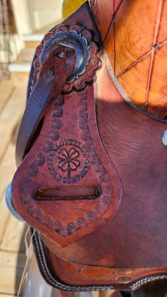 15" Cloverleaf Saddle Co. Barrel Saddle