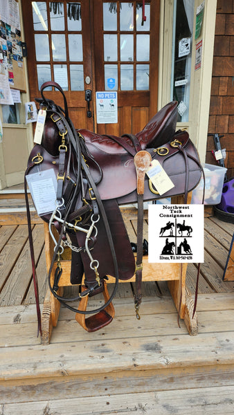17.5" Tucker High Plains Western Trail Saddle