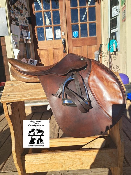 16" Butet Close Contact Jumping Saddle