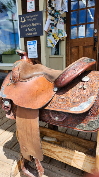 15.5" Hereford Tex-Tan Western Equitation Show Saddle