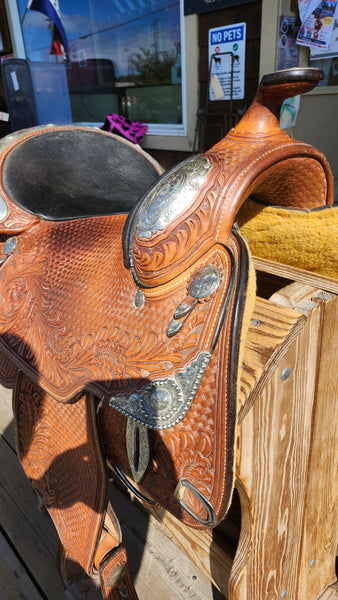 17" Dale Chavez Western Equitation Show Saddle