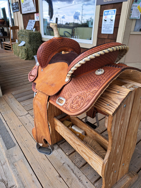 14" Circle Y Barrel Saddle