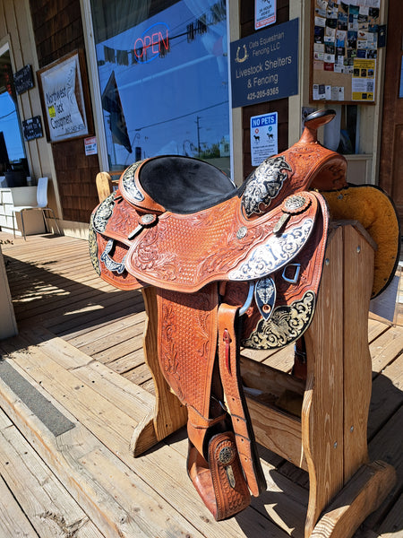 17" Showman Western Equitation Show Saddle