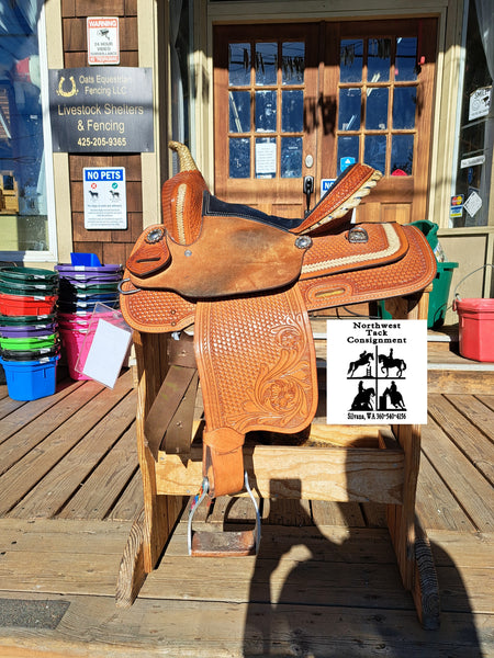 13" Cody Pro Barrel Racing Saddle