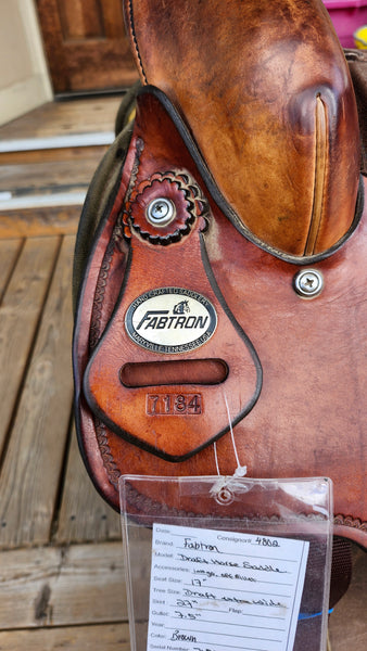 17" Fabtron Draft Horse Saddle