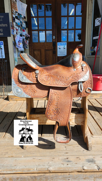 17" Dale Chavez Western Equitation Show Saddle