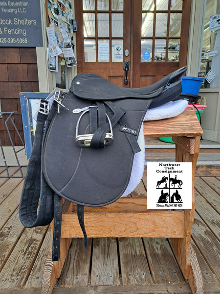 17.5" Euro Saddlery Dressage Saddle