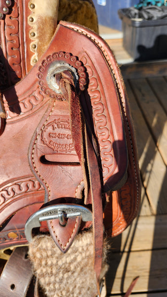 15.5" J. Stead Wade Ranch Roper Saddle
