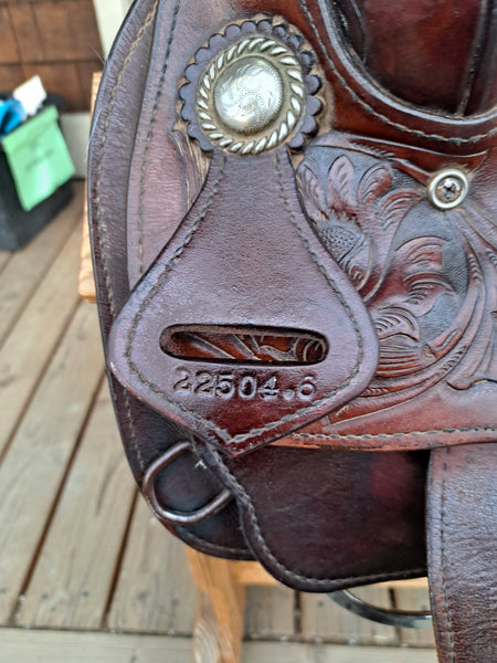 15" Western Equitation Show Saddle
