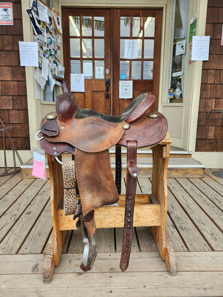 ON TRIAL 15" Bar H Barrel Saddle