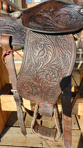15" Vintage Simco Western Trail Saddle