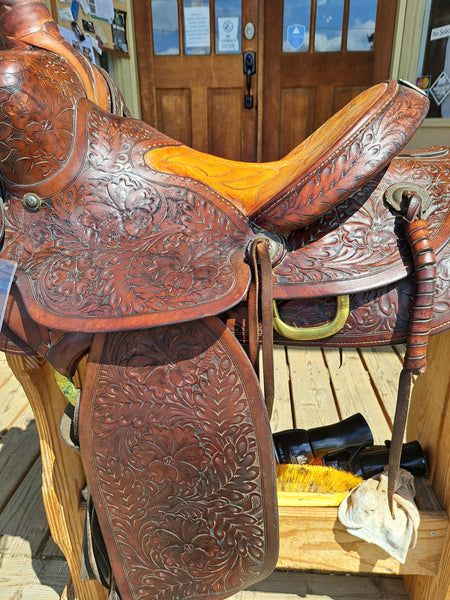 14" Vintage Hercules Olsen Western Saddle