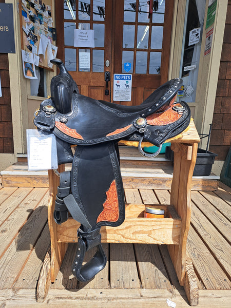16.5" Allegany Mountain Western All Around Saddle