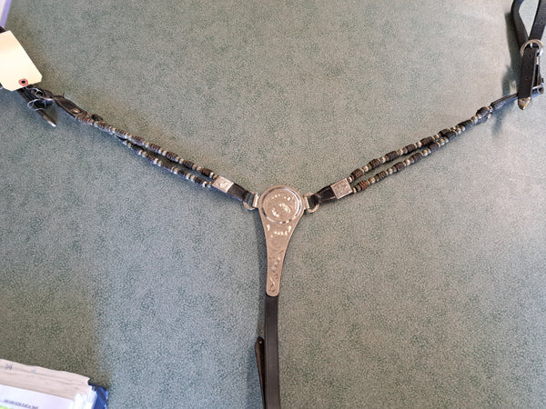 Breast Collar W/ Ferrules & Silver