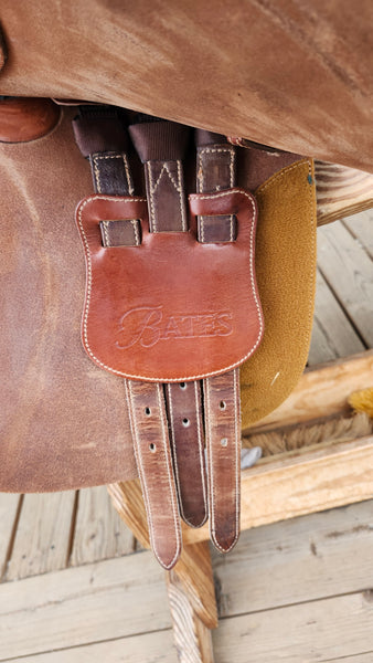 17" Bates Elevation H Close Contact Jumping Saddle