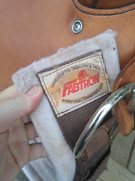 16" Fabtron Arabian Full Quarter Western Trail Saddle