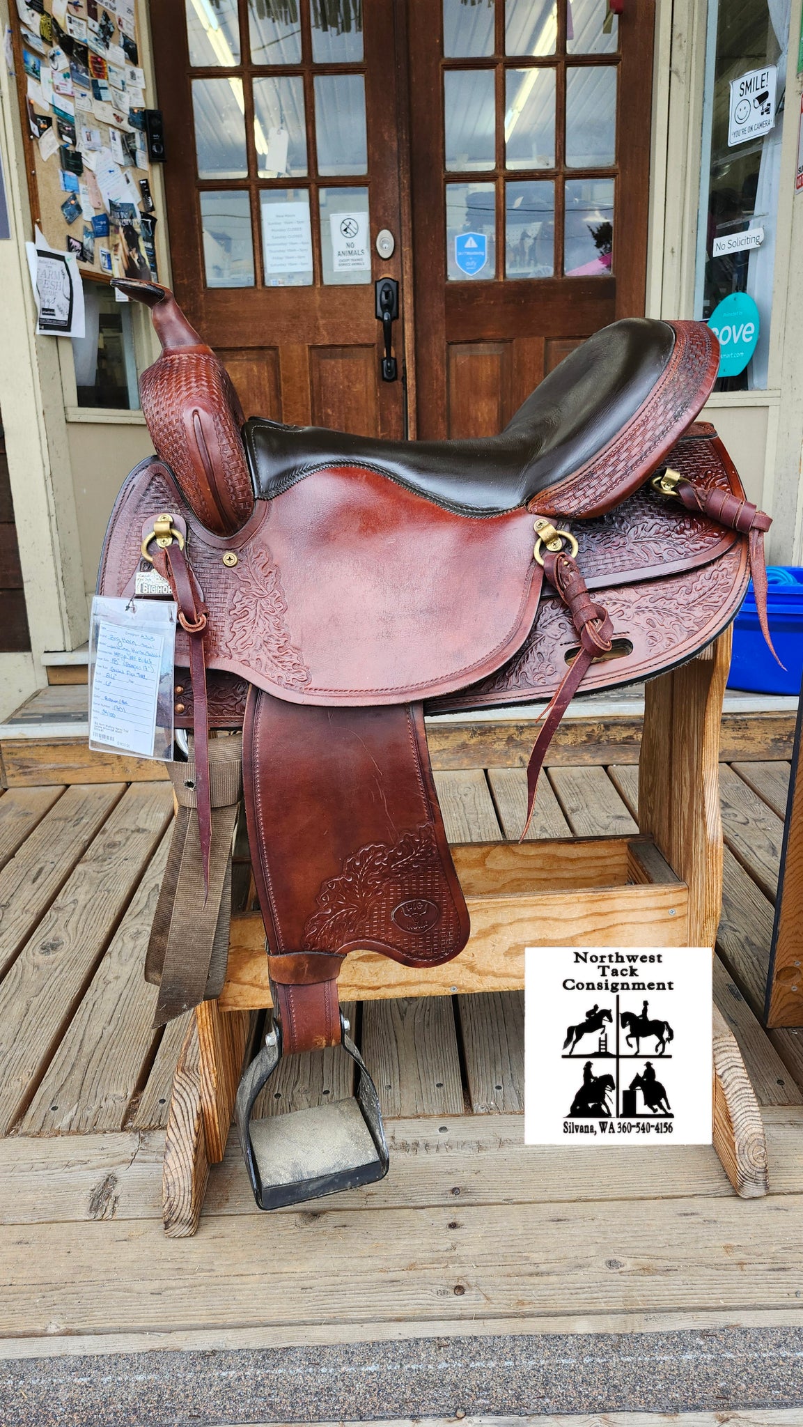 17-18" Big Horn Walking Horse Western Trail Saddle