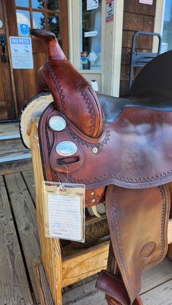 ON TRIAL 16" Tex Tan Tex-Flex Western Trail Saddle