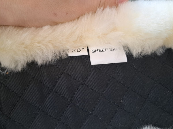 28" NSC Sheepskin Dressage Girth