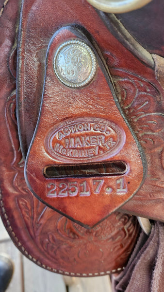 15" Action Company Round Skirt Western Saddle