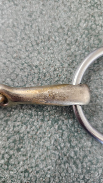 4.75" herm Sprenger Bradoon With Lozenge and roller