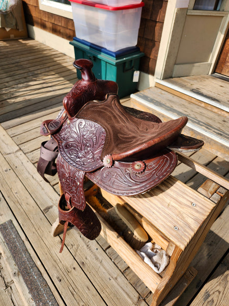 12" The American Happy Trails Western Pony Saddle