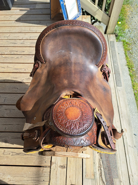 16" JC Martin Wade Ranch Roping Saddle