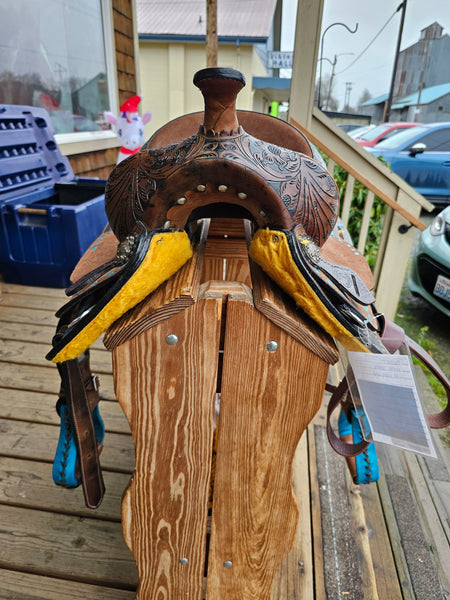 12" Double T Barrel Saddle