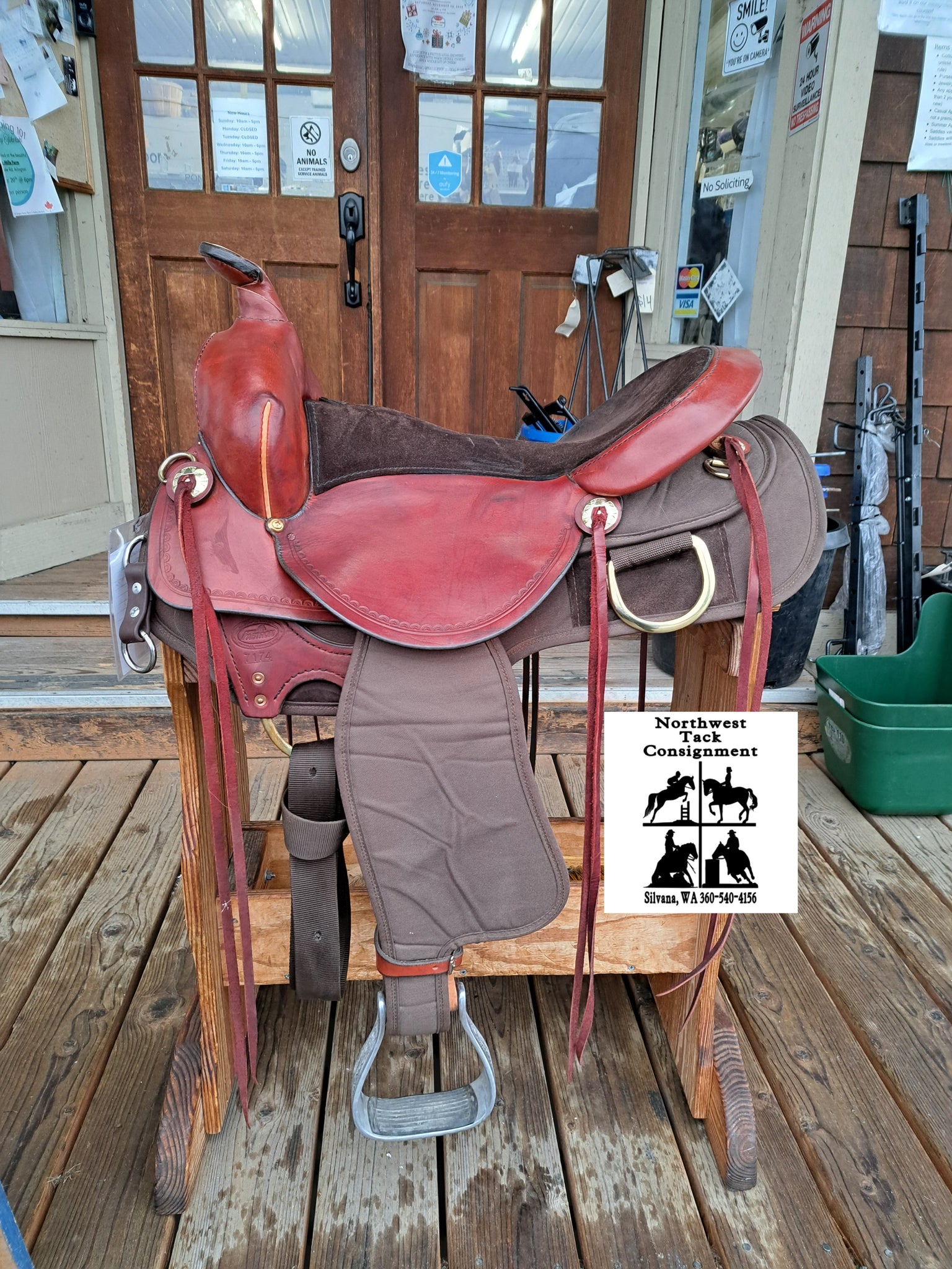 17" Fabtron Easy Rider Gaited Western Trail Saddle