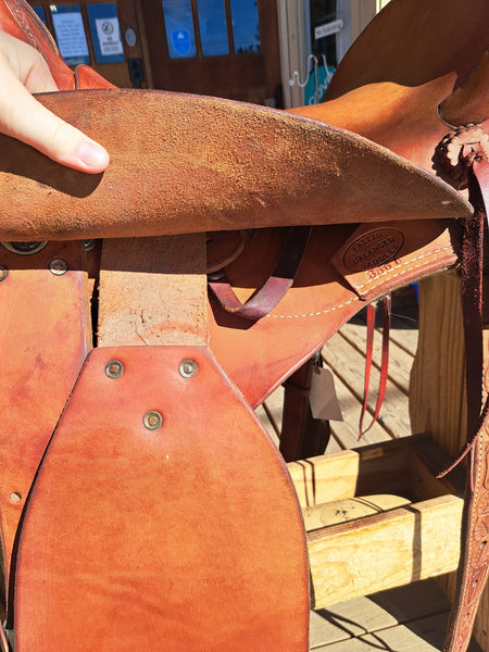 16" John Fallis Balanced Ride Western Saddle