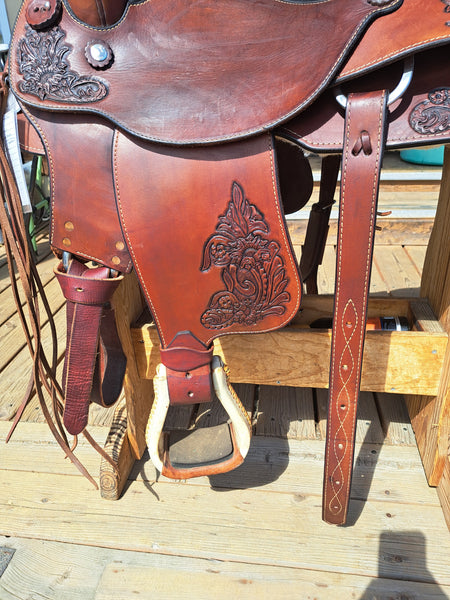 17" Ortho-Flex Western Trail Saddle