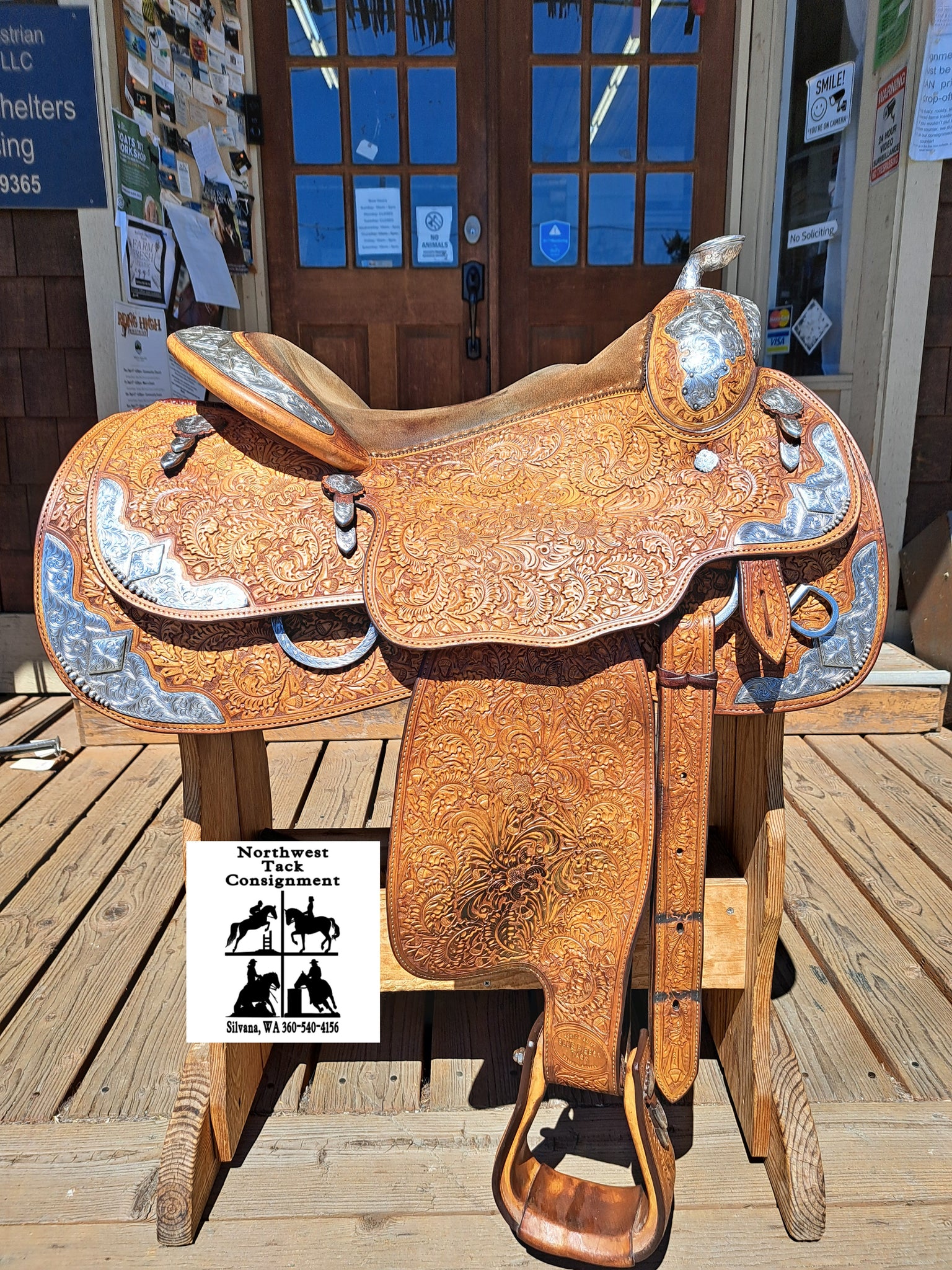 16" (Finished to 15") Blue Ribbon Western Equitation Show Saddle