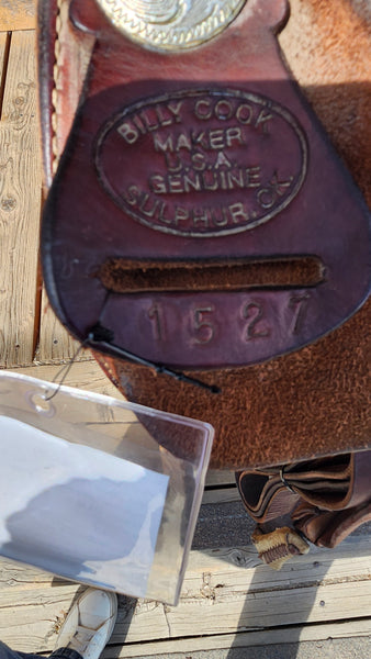 14.5" Billy Cook Barrel Saddle