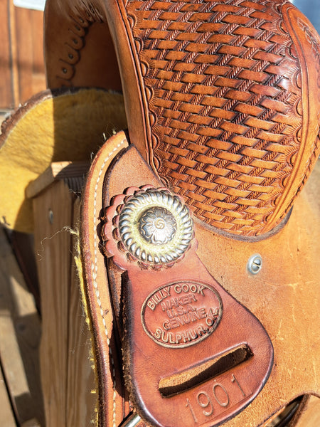 15" Billy Cook Barrel Saddle