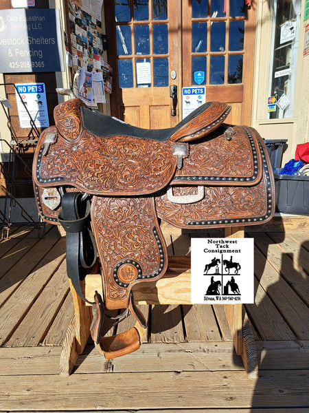 17" Wenger Custom Western Equitation Show Saddle