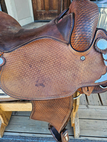 16" Crates Western Equitation Show Saddle Package