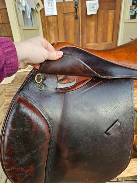 18" Tad Coffin A5 Close Contact Jumping Saddle