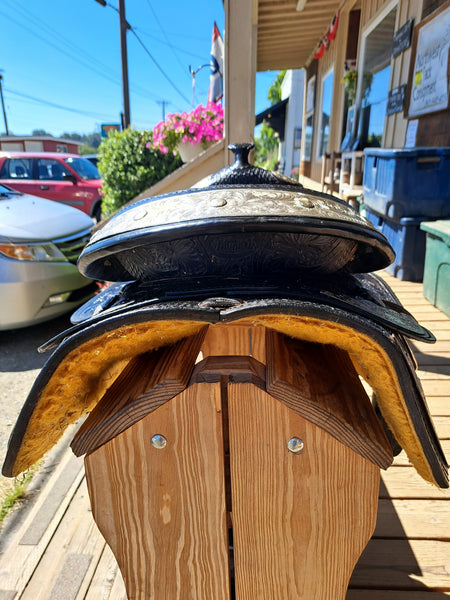 14" Silver Royal Challenger Western Show Saddle