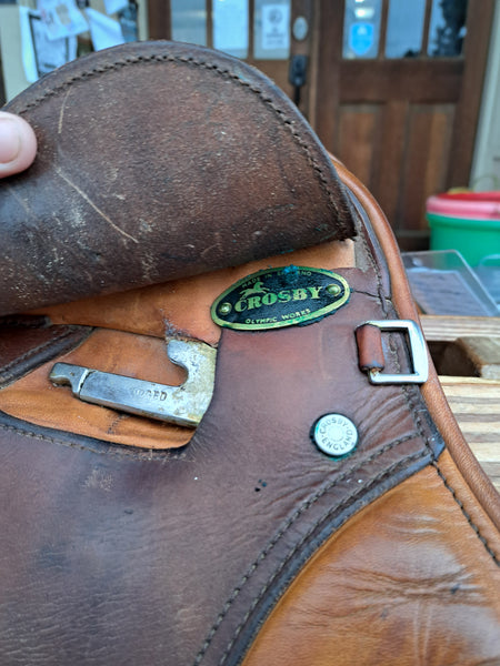 17" Crosby Olympia All Purpose English Saddle
