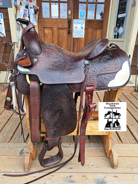 15" Hereford Tex Tan Western Pleasure Saddle