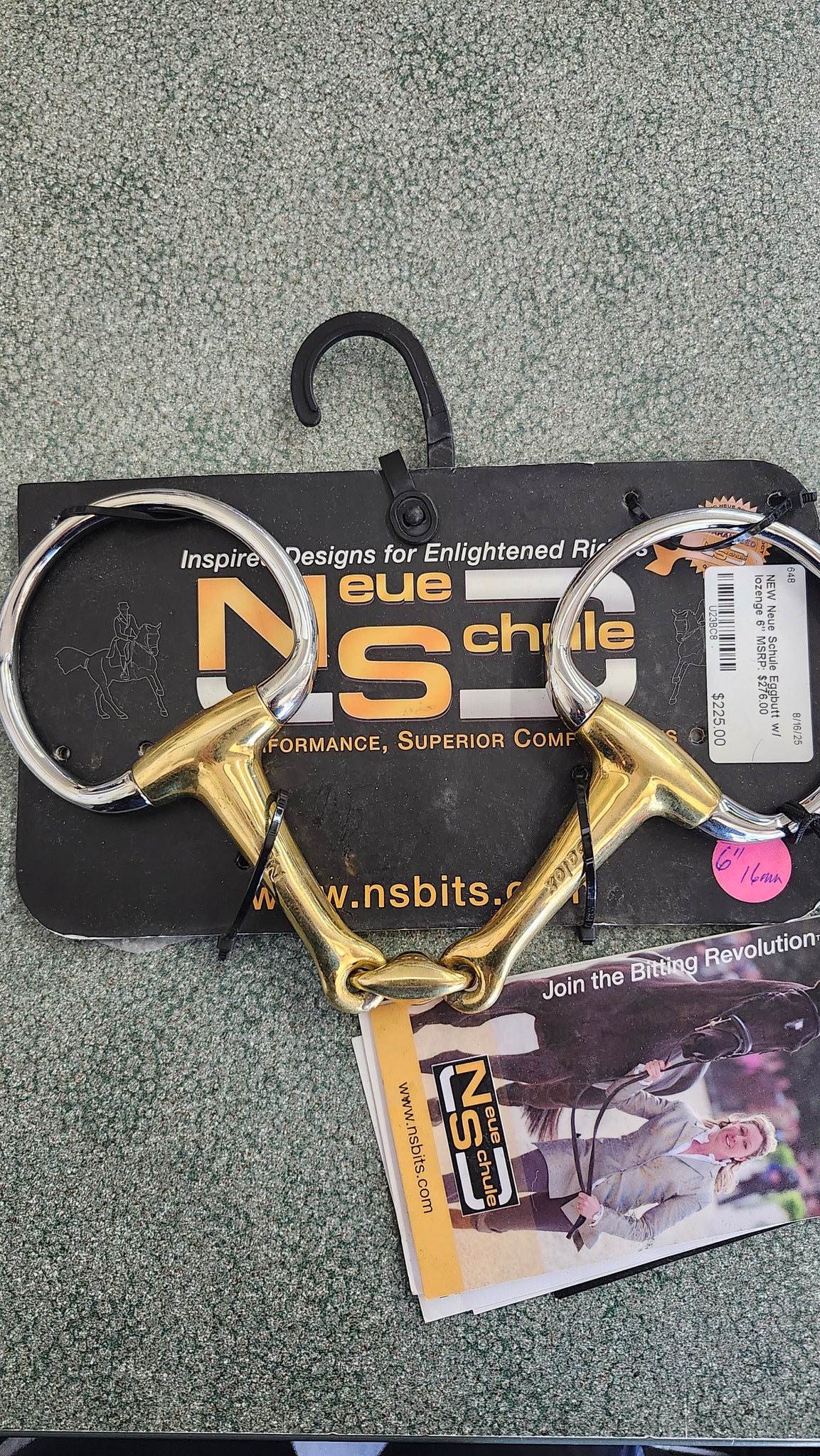 6" NEW Neuve Schule Egg butt with Lozenge