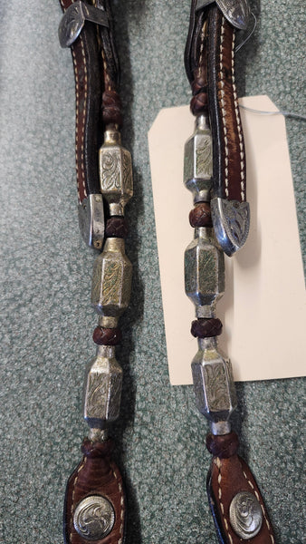 Dale Chavez Double Ear western show bridle with Ferrules