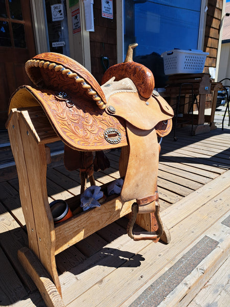 14" Alamo Barrel Saddle