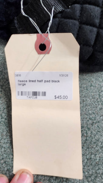 Fleece Lined Half Pad